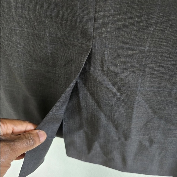 Lauren Ralph Lauren Sports Coat Men 44R Gray 100% Wool 2button Pinstripe Career - Picture 11 of 12